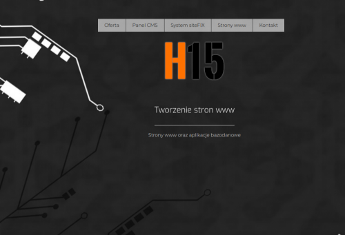 h15 - projekty stron www